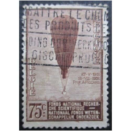 Belgique N°353 Montgolfière Oblitéré