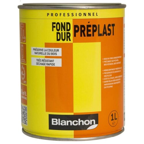 BLANCHON - Fond dur Préplast bois intérieurs incolore 1L
