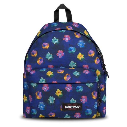 EASTPAK Padded Pak'r - Sac à dos - 100 % polyester - flou floral bleu marine