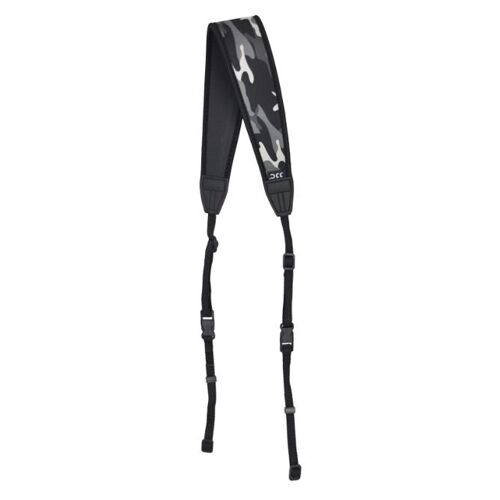 JJC NS-CGR sangle Caméra Numérique Néoprène, Polyester, Acrylonitrile-Butadiène-Styrène (ABS) Camouflage et Noir