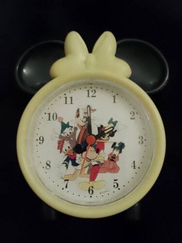 réveil en plastique multicolore Disney vintage années 80.
