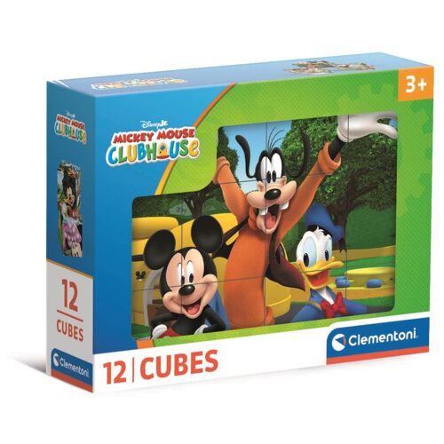 Clementoni Cubes 12 - Mickey Mouse