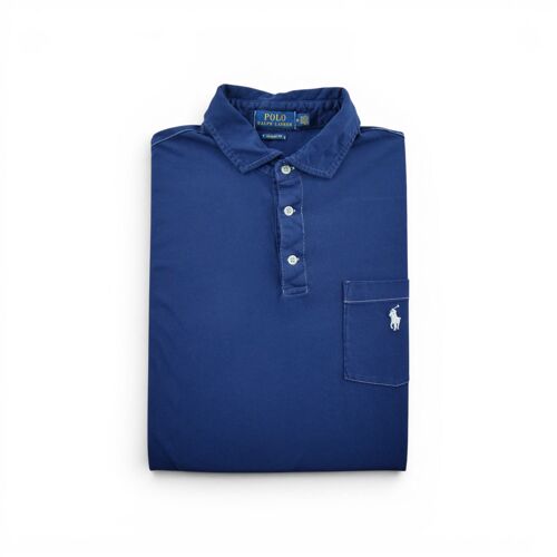 Reconditionné - Polo Manches Courtes Homme Classic Fit - Taille M - Homme - Marine