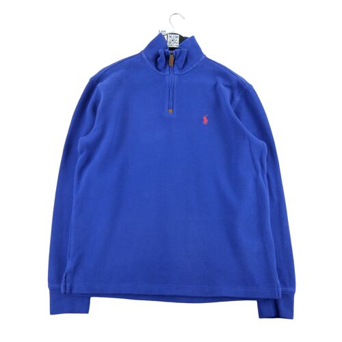 Reconditionné - Pull Homme Col Camionneur Quarter-Zip - Taille M - Homme - Violet
