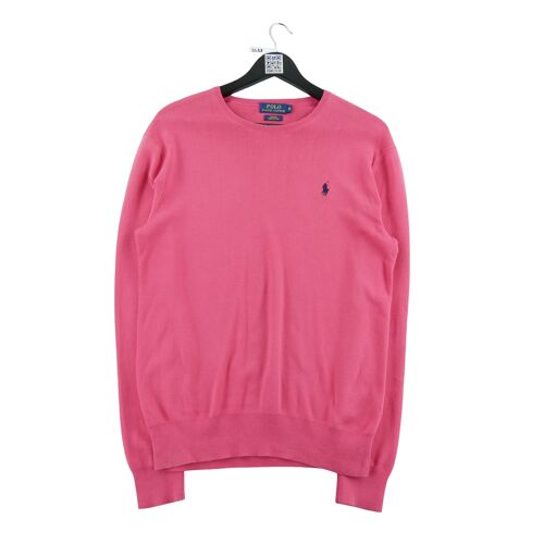 Reconditionné - Pull Homme Pima Cotton Slim Fit Rose - Taille M - Homme - Rose