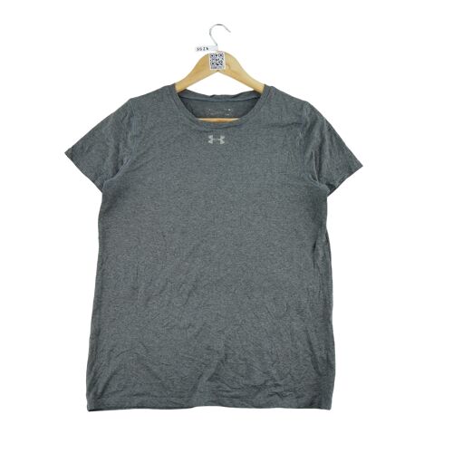 Reconditionné - T-Shirt Manches Courtes Femme Gris - Taille M - Femme - Gris