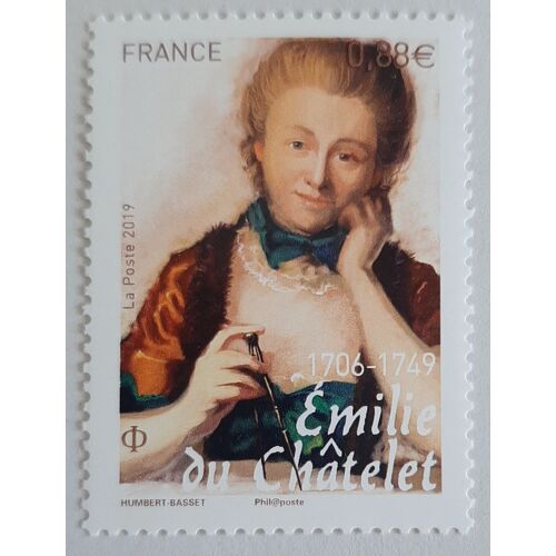 Timbre N° 5294- Emilie Du Châtelet - 2019 