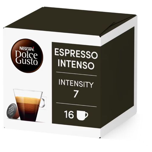 Nescafé Dolce Gusto Espresso Intenso Capsule De Café Café Moyennement Torréfié 16 Pièces