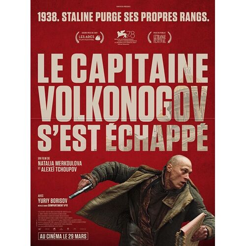 Le Capitaine Volkonogov S'est Échappé - Véritable Affiche De Cinéma Pliée - Format 40x60 Cm - De Natalya Merkulova Et Aleksey Chupov Avec Yuriy Borisov, Timofey Tribuntsev - 2023