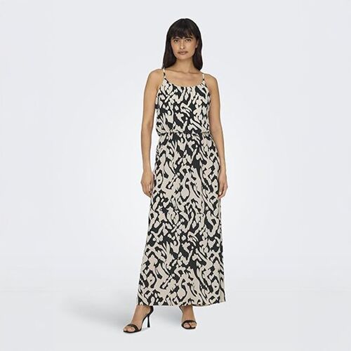 Robe À Bretelles Longue Et Fluide Femme Only