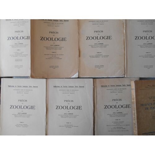 Precis De Zoologie De Auguste Lameere
