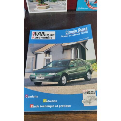 Revue Technique Automobile Citroën Xsara Diesel Moteur Xud