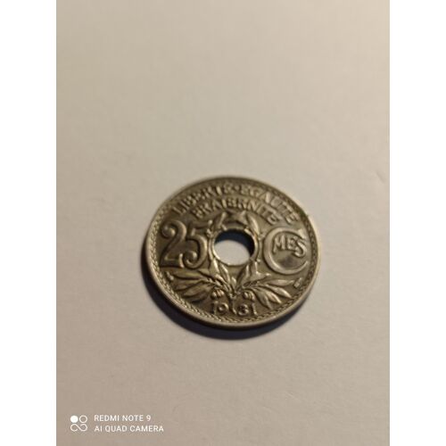 25 Cts France 1931