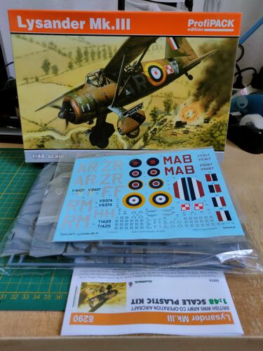 Maquette Avion Edouard Profipack 1/48 : Westaland Lysander