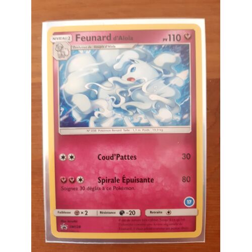 Carte Pokémon Feunard D'Alola Promo - Sl00:Kit Du Dresseur - 17/30 - Sm128