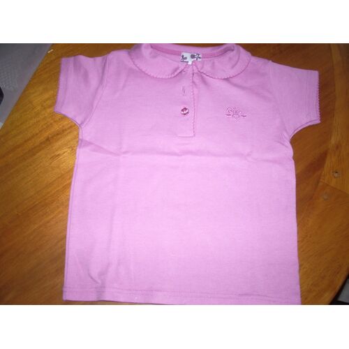 T-Shirt Vynil Fraise Rose Taille 4 Ans