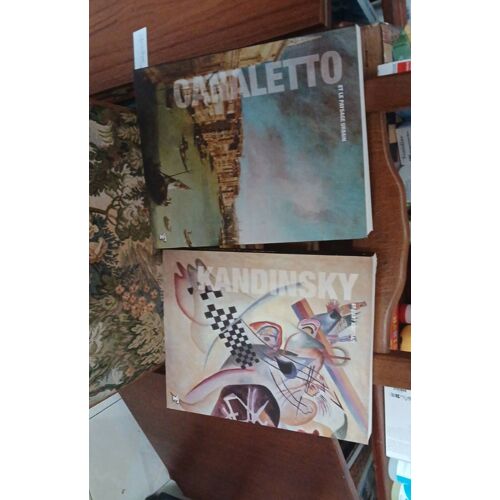 Les Grands Maîtres De L'Art Le Figaro Kadinsky Et Canaletto Lot De 2 Livres