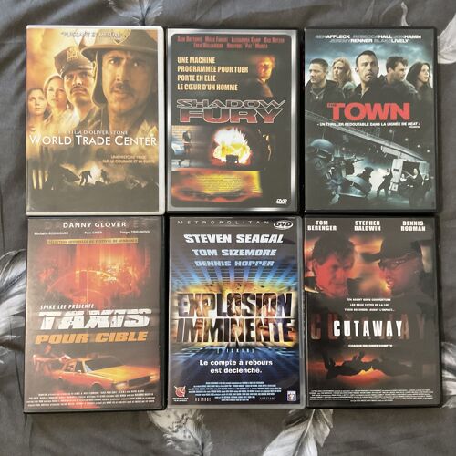 Lot 6 Dvd Thriller / Action / Steven Seagal / Ben Affleck / The Town