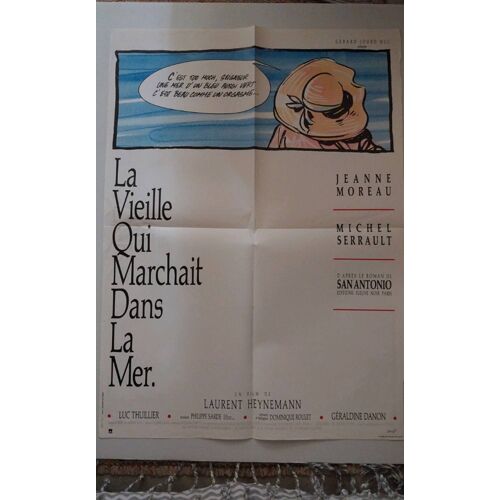La Vieille Qui Marchait Dans La Mer Affiche Cinema Originale 60x80