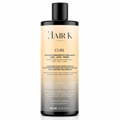 Hair K Paris - Shampoing Hydratation Et Anti-Frisottis Curl - Cheveux Bouclés - 