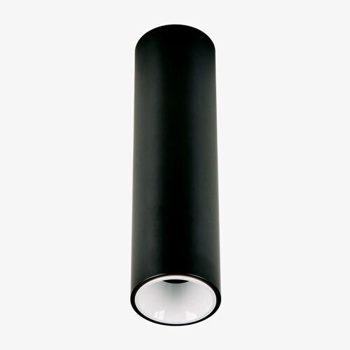 Applique De Plafond Led De Surface Ronde En Aluminium Luisiana Ø4 Cm Noir - Blanc
