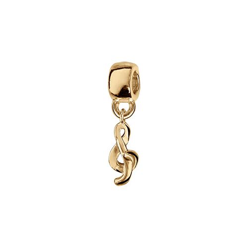 Thabora Charms Coulissant Vermeil Suspendu Clef De Sol