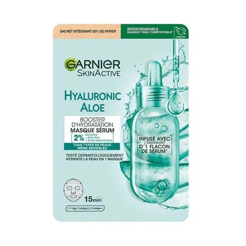 Garnier Masque Tissu Hyaluronic Aloe Booster D#039;Hydratation 
