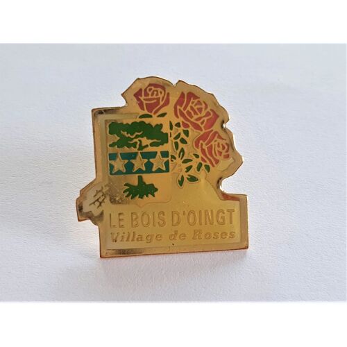 Pins Villes Le Bois D'oingt Village De Roses 69620 Rhône Blason Armoiries