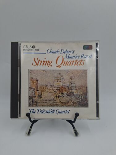Cd De Musique Claude Debussy & Maurice Ravel – String Quartets (The Travnicek Quartet) Avec Boite