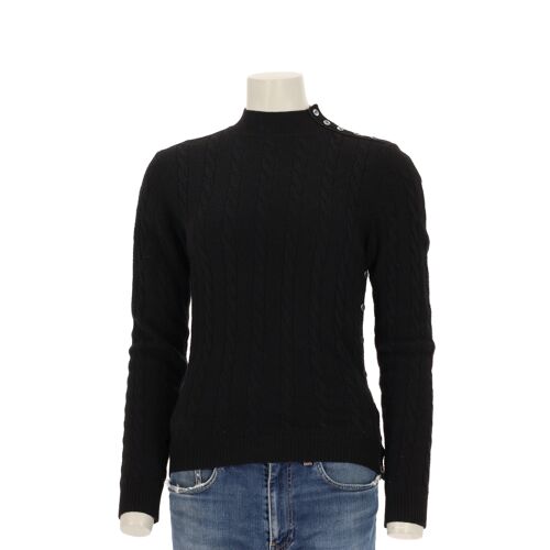Reconditionné - Pull Femme Golf Noir - Taille S - Femme - Noir
