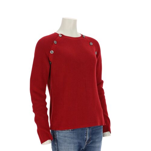 Reconditionné - Pull Femme Bordeaux - Taille L - Femme - Bordeaux