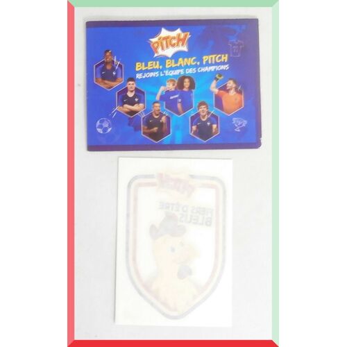 Série Fédération Française De Football - Equipe De France De Football Bleu Blanc Pitch - Transfert Décalcomanie : Fiers D'Être Bleus