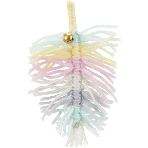 Jouets En Peluche Chat - Plume, Polyester, 14 Cm