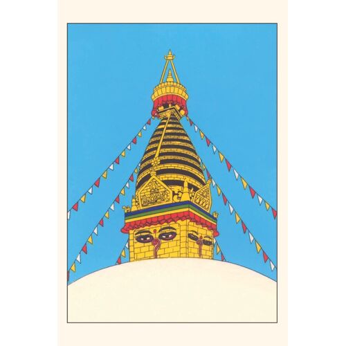 Vintage Journal Stupa Temple