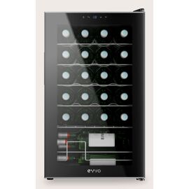 EVVO VT24 Refroidisseur de vin compresseur Pose libre Noir 24 bouteilles