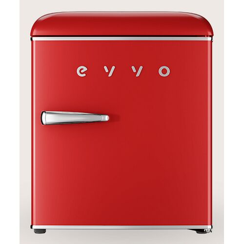 EVVO F20 Retro réfrigérateur Pose libre 45 L Rouge
