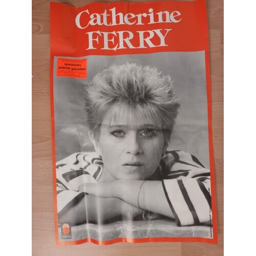 Affiche Catherine Ferry - Disques Tréma - Années 80
