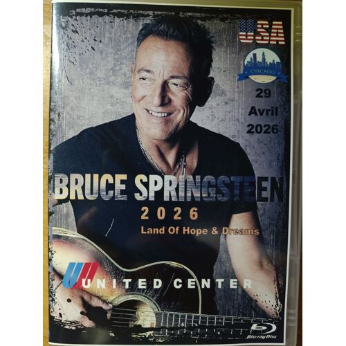 Bruce Springsteen Land Of Hope & Dreams Chicago 29-Avril-2026 - 1.Dvd.Bd Blue-Ray
