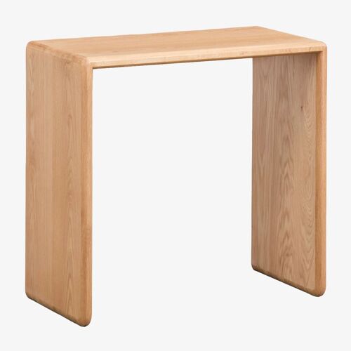 Bureau en bois Treveris Marron Chêne 80 x 40 cm