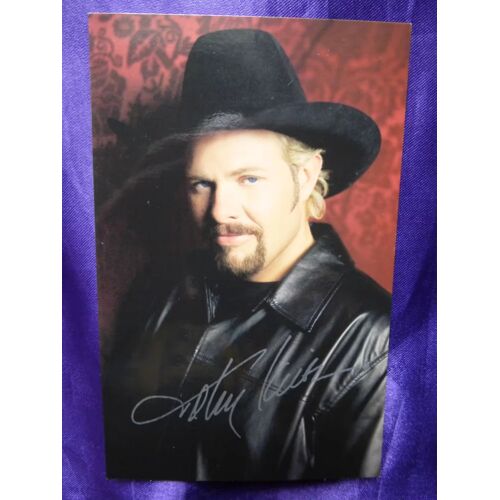 Toby Keith  Autographe Fait Sur Une Photo Couleur 9 X 14 Cm