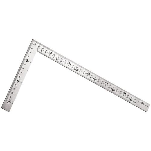 KALANKA-Equerre Couture, Equerre Menuisier Equerre Metal Menuisier 150x300mm en Acier, Règle à Angle Droit pour Mesure et Traçage Précis en Travail du Bois, Bricolage, Modélisme et Projets Artisanaux