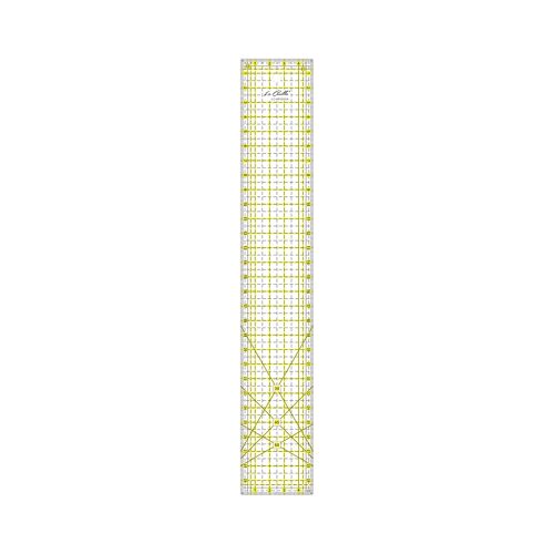 KALANKA-- Règle Patchwork 30x5 cm Règle Universelle pour Tapis de Découpe Transparent | Pour Couture, Bricolage, Patchwork, Quilting, Courtepointe