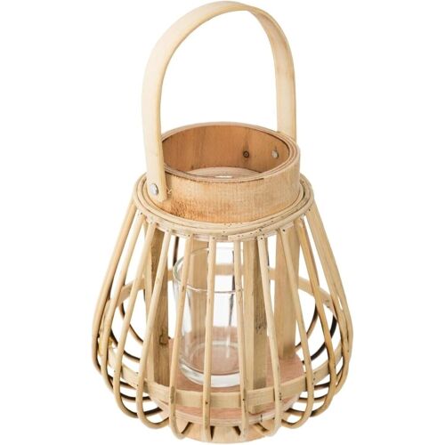 KALANKA-WELL HOME - Lanterne en rotin "Rania" 14x16cm