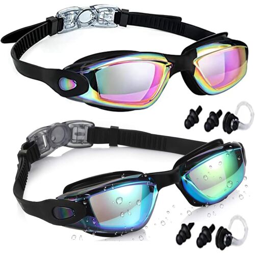 Kalanka-Lot De 2 Lunettes De Natation Pour Enfants De 3 À 15 Ans, Verres Pour Sports Nautiques, Cadeaux Pour Filles Et Garçons