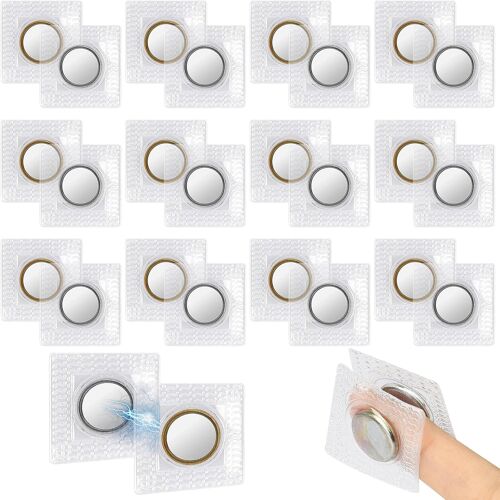 KALANKA-30 Paires Boutons-pression Magnétiques Invisibles en PVC - Accessoire de Couture, pour Vêtements, Sacs et Projets Créatifs