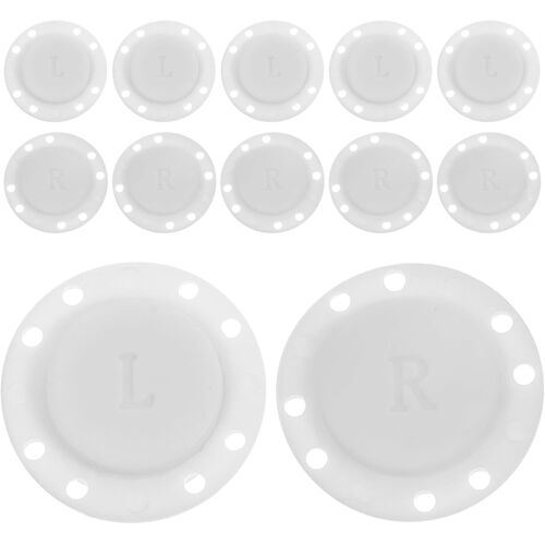 KALANKA-Boutons magnétiques à coudre - Blanc - 26 mm - 6 paires de boutons pression invisibles pour manteau, sacs à main, accessoires de couture DIY