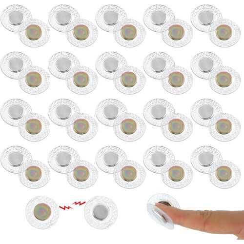 KALANKA-Lot de 20 paires de boutons-pression magnétiques invisibles en PVC pour couture, sacs à main, vêtements, bavoirs, accessoires de bricolage, outils de couture