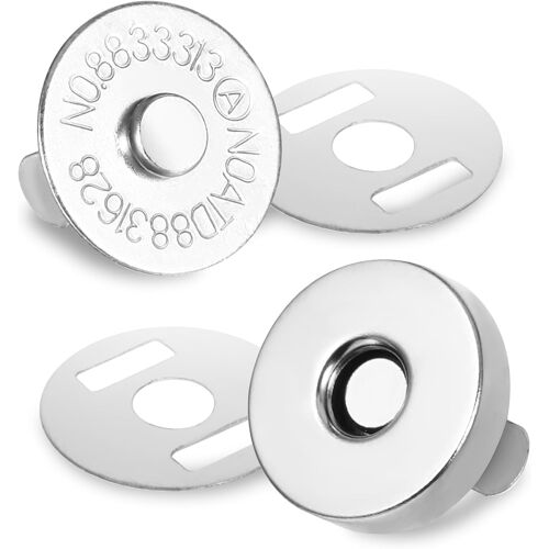 KALANKA-Lot de 24 boutons magnétiques de 14 mm - Pour sac à main, vêtements, manteaux, vestes, coupe-vent, bricolage