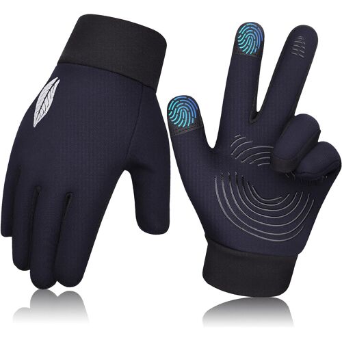 Kalanka-Gants Thermiques D'hiver Imperméables Pour Enfants ¿ Pour Le Vélo, Le Cyclisme, Le Vélo, Les Écrans Tactiles, En Polaire Chaude, Antidérapants, Légers, Pour Les Sports De Plein Air, La Course