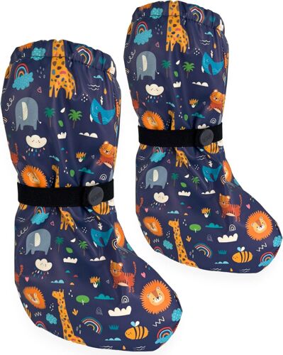Kalanka-Bottines De Pluie Bébé 3 À 24 Mois - Imperméables Avec Doublure Polaire - Différents Motifs - Chaussures D'extérieur Pour Bébés Et Tout-Petits